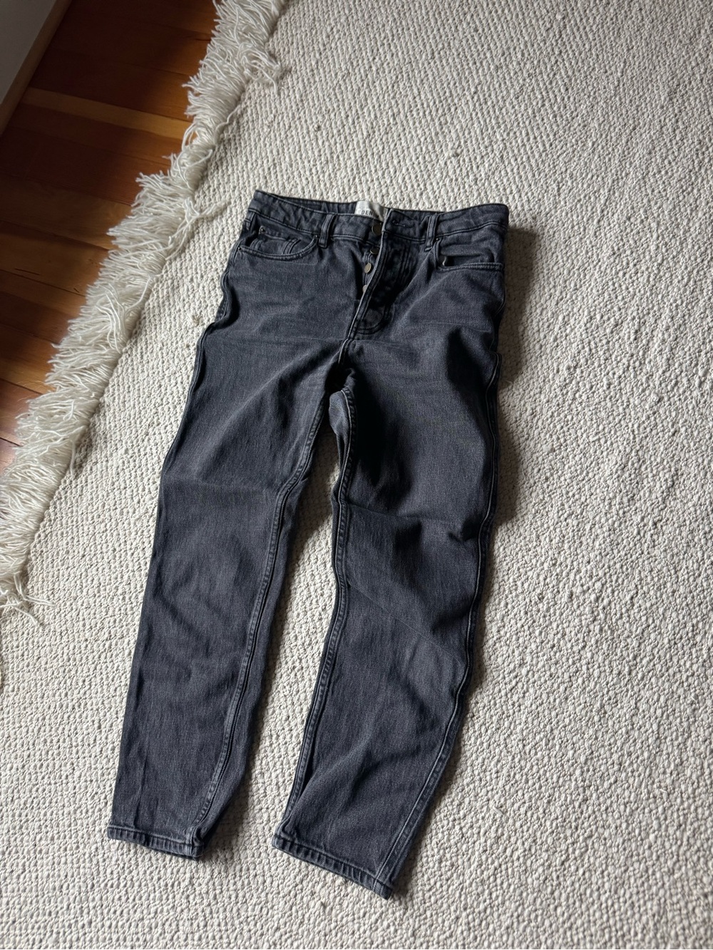 Sezane Women’s High-Rise Black Jeans
